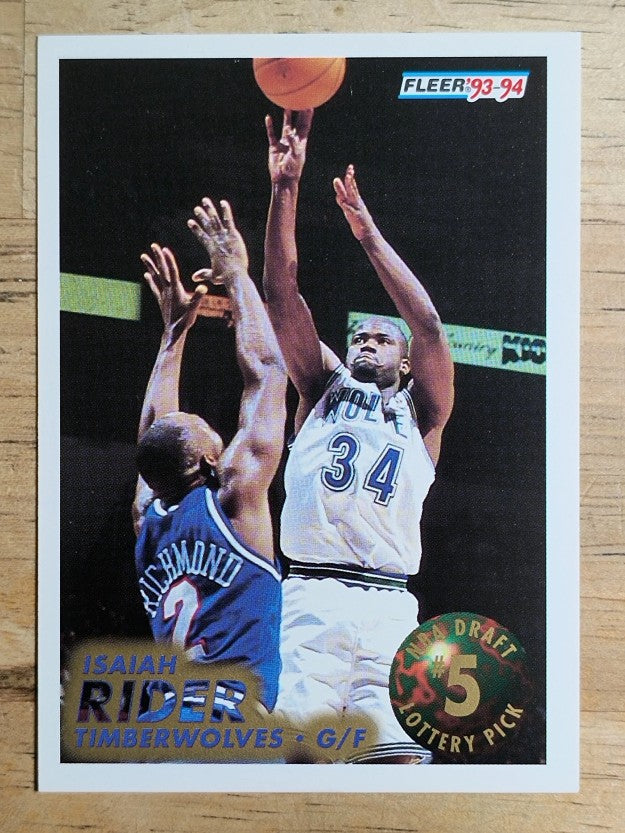 1993-94 Fleer Lottery Exchange #5 Isaiah Rider