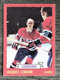 1973-74 O-Pee-Chee #56 Jacques Lemaire (EX)