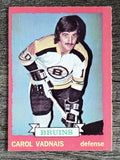1973-74 O-Pee-Chee #58 Carol Vadnais (EX)