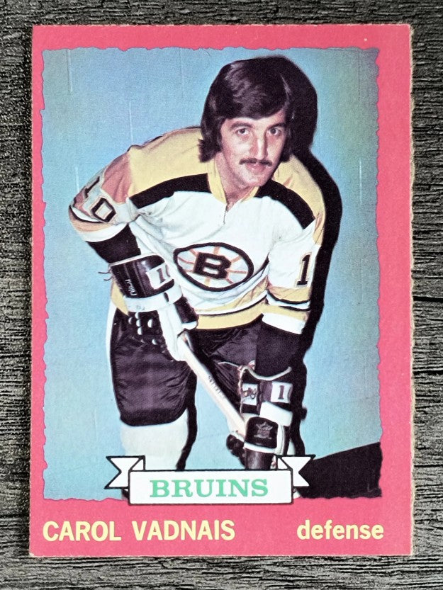 1973-74 O-Pee-Chee #58 Carol Vadnais (EX)