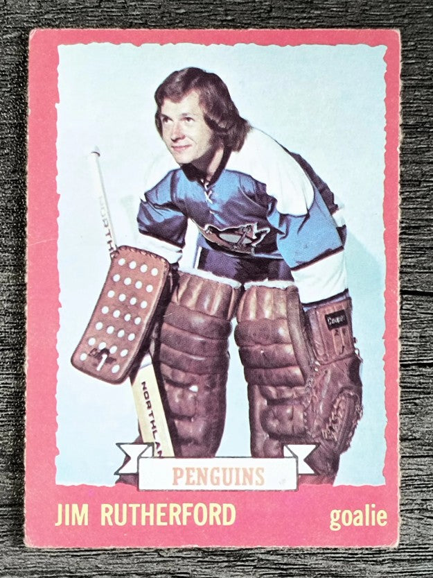 1973-74 O-Pee-Chee #59 Jim Rutherford (VGEX)