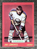 1973-74 O-Pee-Chee #75 Jim Lorentz (EX)