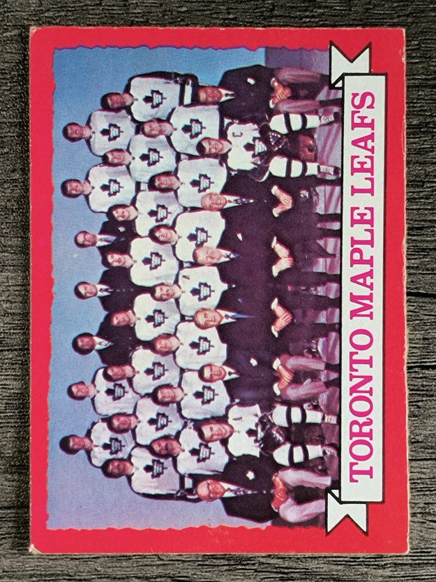 1973-74 O-Pee-Chee #106 Maple Leafs Team (EX)