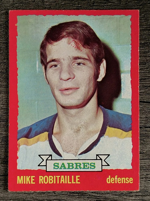 1973-74 O-Pee-Chee #121 Mike Robitaille (EXMT)