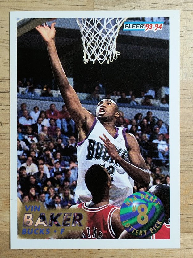 1993-94 Fleer Lottery Exchange #8 Vin Baker