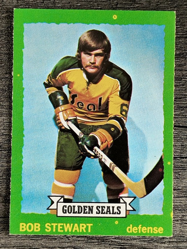 1973-74 O-Pee-Chee #188 Bob Stewart RC (EXMT)
