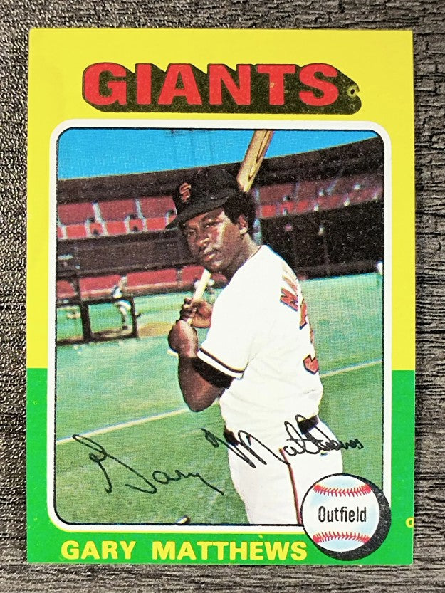 1975 Topps Mini #79 Gary Matthews (VGEX)