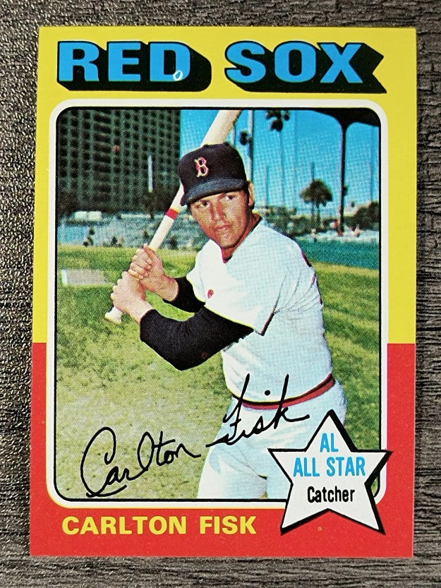 1975 Topps Mini #80 Carlton Fisk (EXMT)