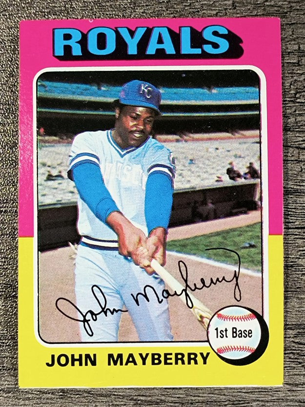 1975 Topps Mini #95 John Mayberry (EXMT)