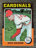 1975 Topps Mini #98 Rich Folkers (EXMT)
