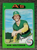 1975 Topps Mini #145 Ken Holtzman (NM)
