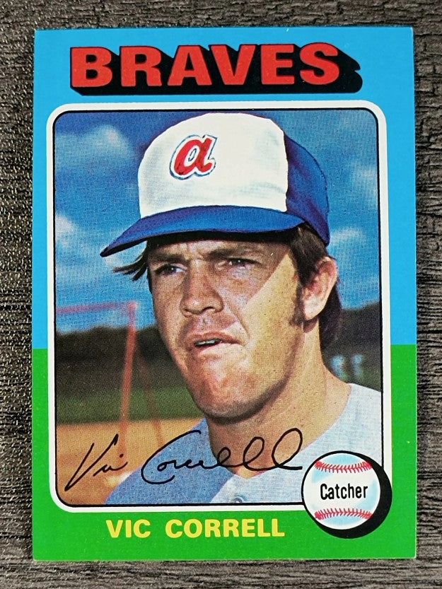 1975 Topps Mini #177 Vic Correll RC (EXMT)