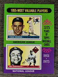 1975 Topps Mini #193 Yogi Berra/Roy Campanella MVP (NMMT)