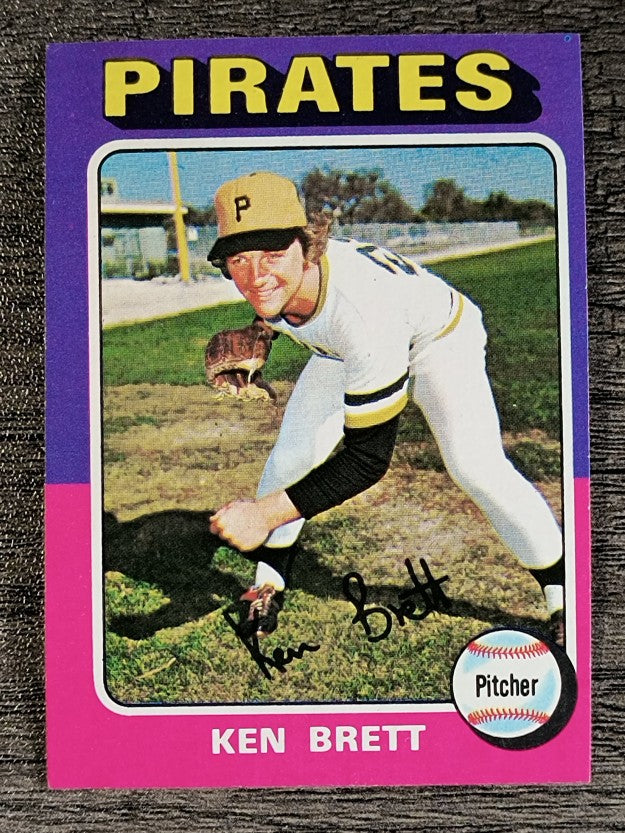 1975 Topps Mini #250 Ken Brett (EXMT)