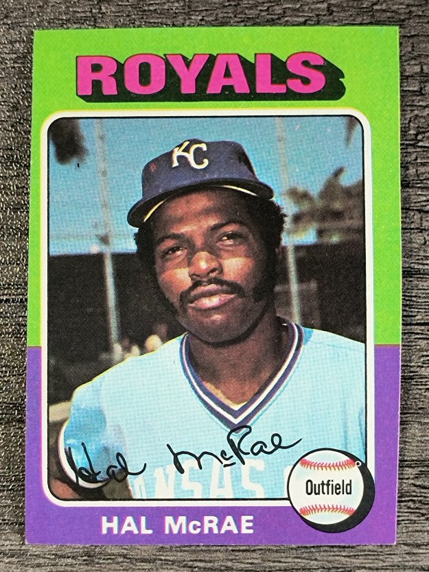 1975 Topps Mini #268 Hal McRae (EXMT)