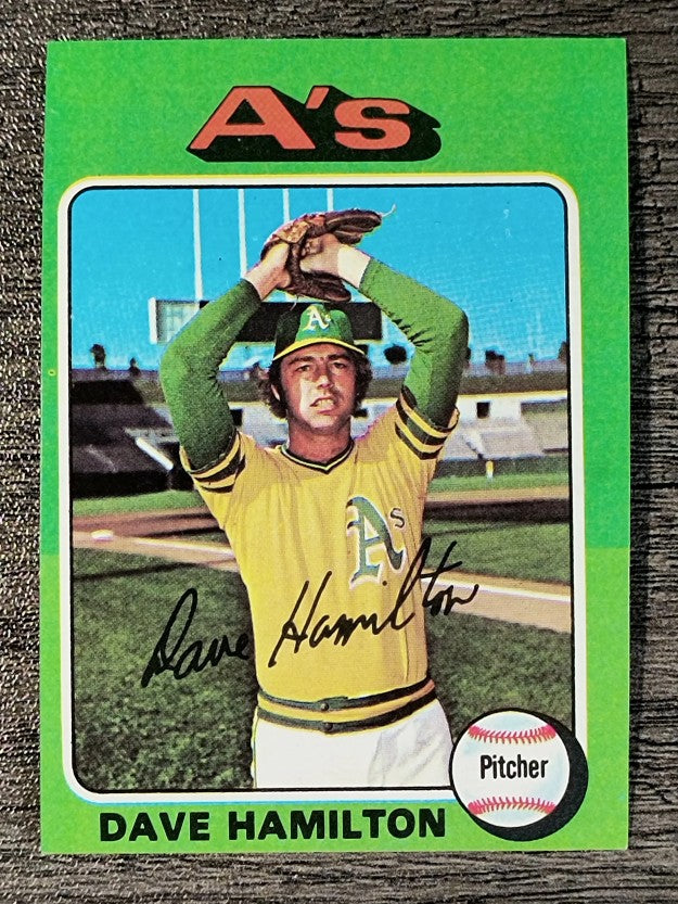 1975 Topps Mini #428 Dave Hamilton (EX)