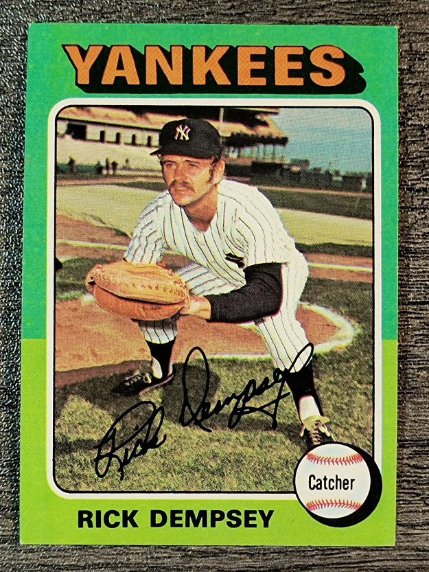 1975 Topps Mini #451 Rick Dempsey (NM)