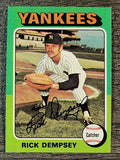 1975 Topps Mini #451 Rick Dempsey (NM)