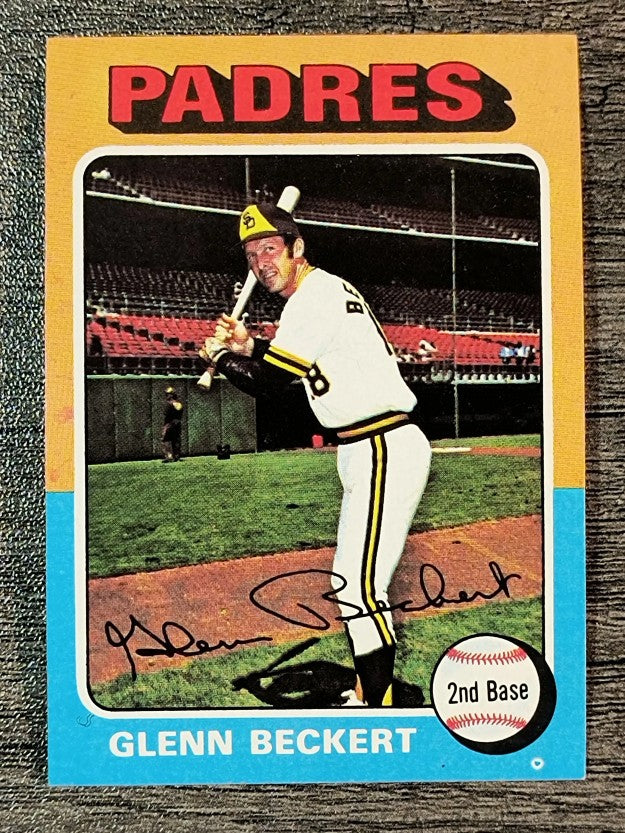 1975 Topps Mini #484 Glenn Beckert (NM)