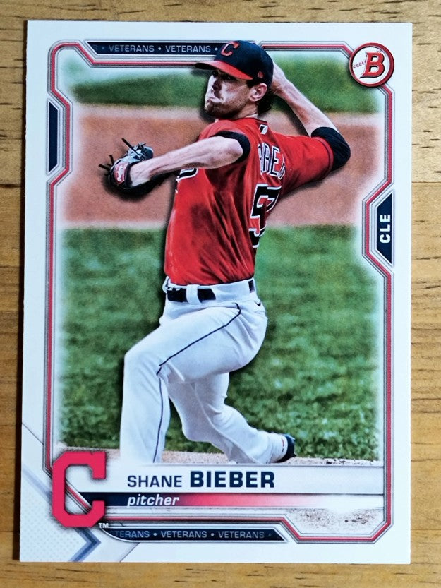 2021 Bowman #28 Shane Bieber