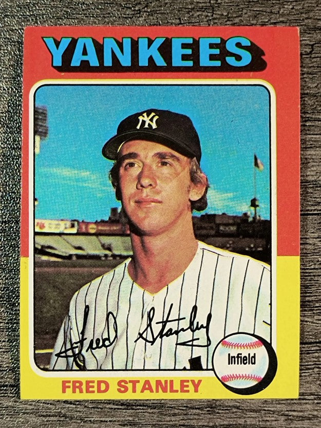 1975 Topps Mini #503 Fred Stanley (trimmed)