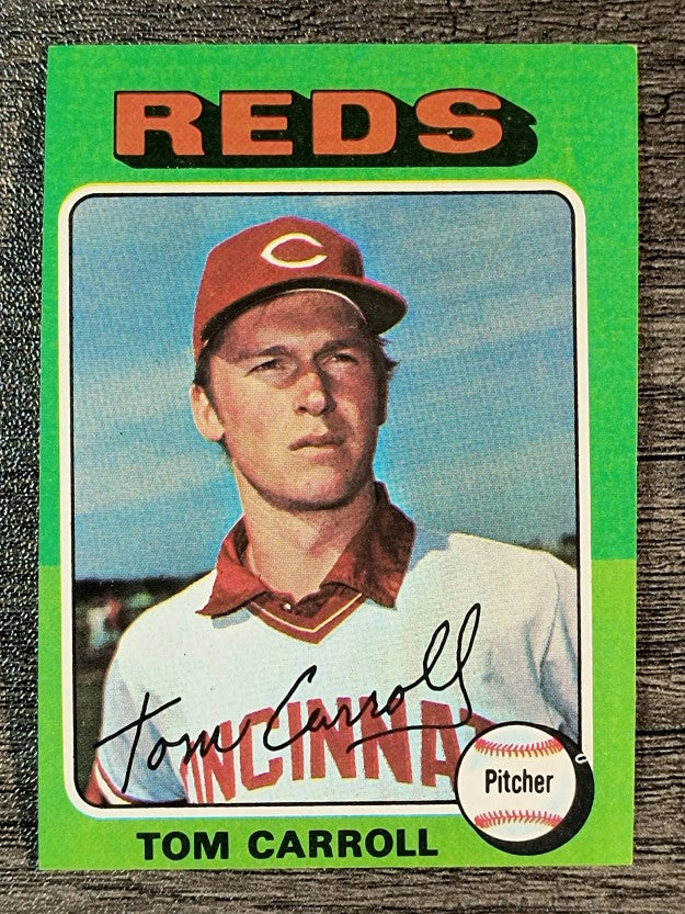1975 Topps Mini #507 Tom Carroll RC (EX)