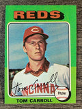 1975 Topps Mini #507 Tom Carroll RC (EX)