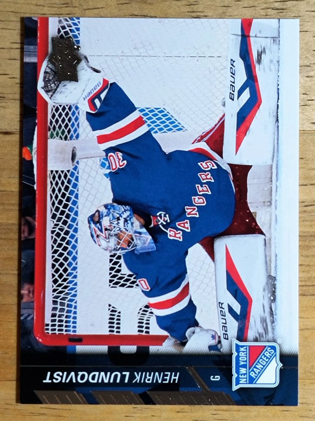 2015-16 Upper Deck #382 Henrik Lundqvist