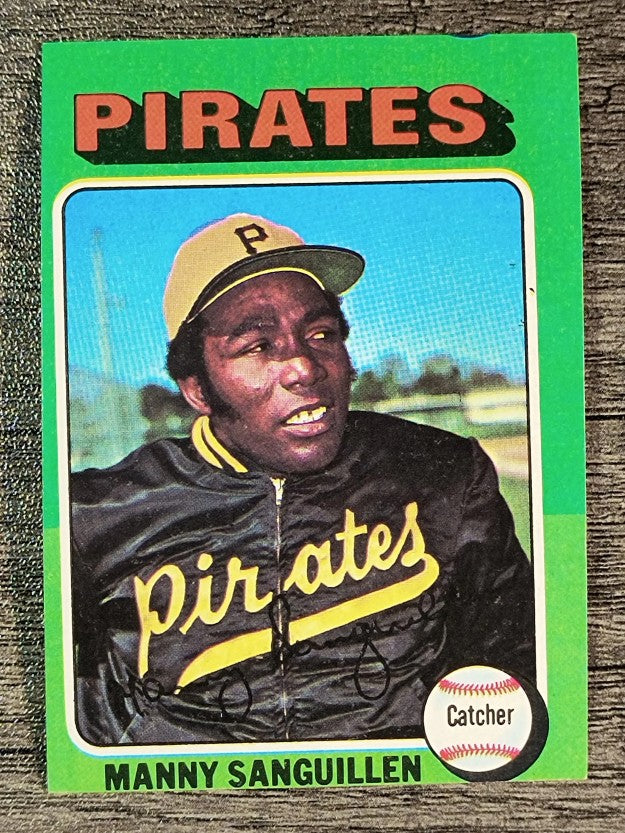 1975 Topps Mini #515 Manny Sanguillen (EX)