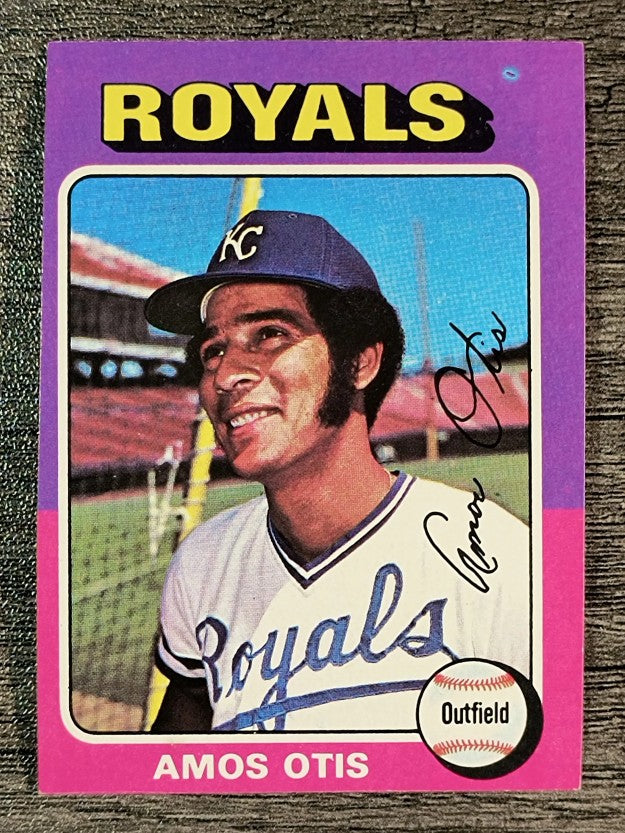 1975 Topps Mini #520 Amos Otis (EXMT)