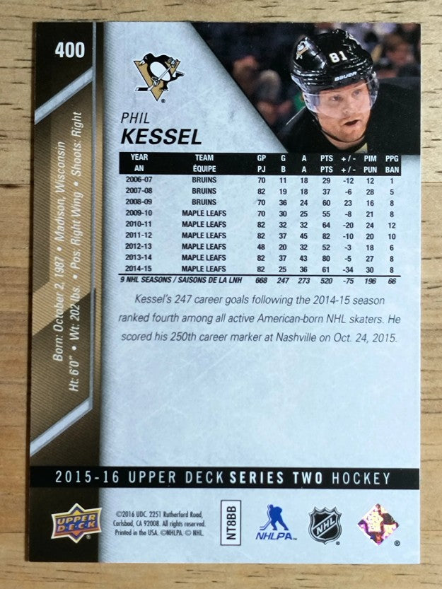 2015-16 Upper Deck #400 Phil Kessel