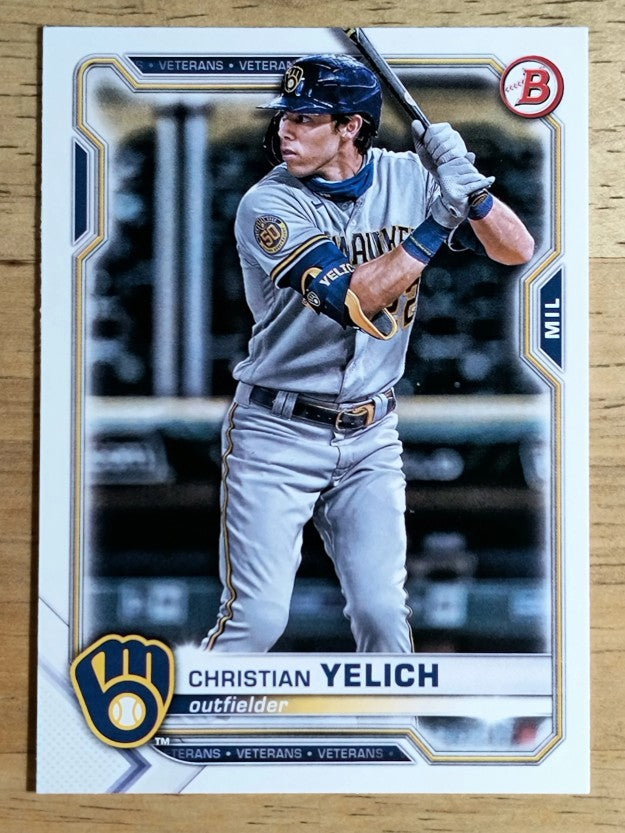 2021 Bowman #24 Christian Yelich