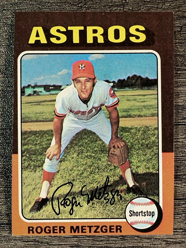 1975 Topps Mini #541 Roger Metzger (EX)