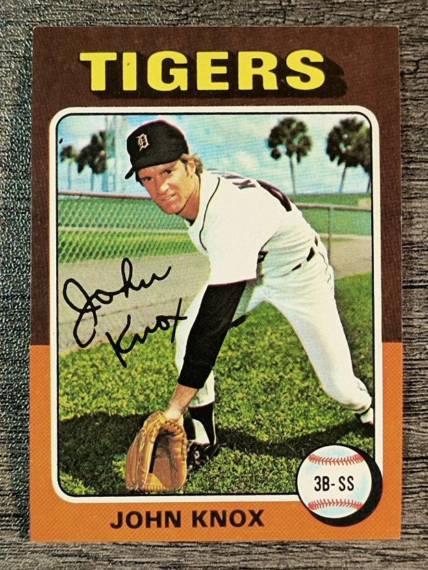 1975 Topps Mini #546 John Knox (NMMT)