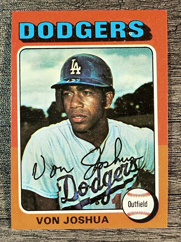 1975 Topps Mini #547 Von Joshua (EXMT)