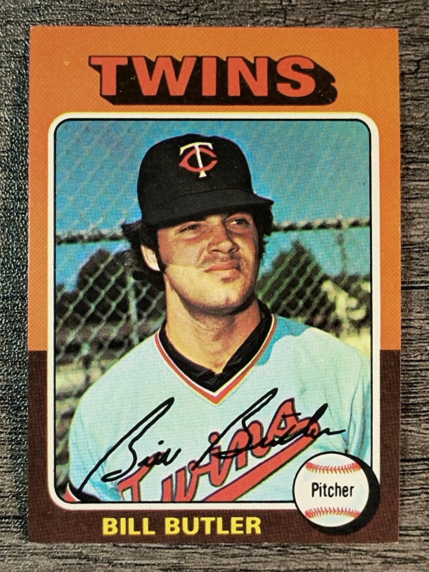 1975 Topps Mini #549 Bill Butler (EXMT)
