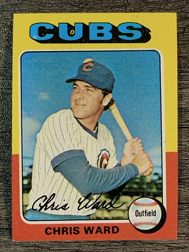 1975 Topps Mini #587 Chris Ward RC (EXMT)