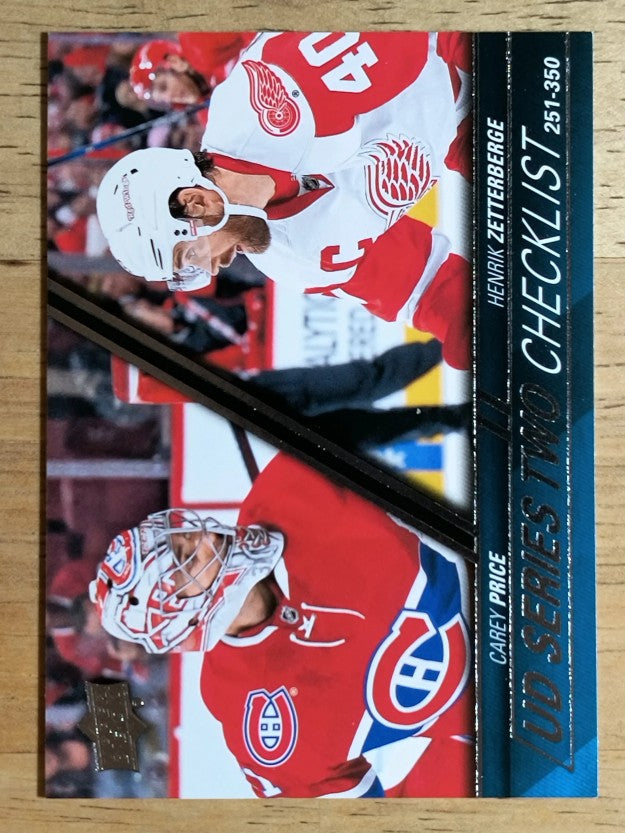 2015-16 Upper Deck #449 Carey Price/Henrik Zetterberg CL