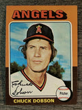 1975 Topps Mini #635 Chuck Dobson (EXMT)