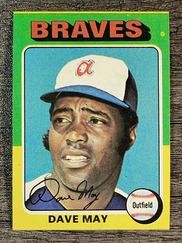1975 Topps Mini #650 Dave May (EXMT)