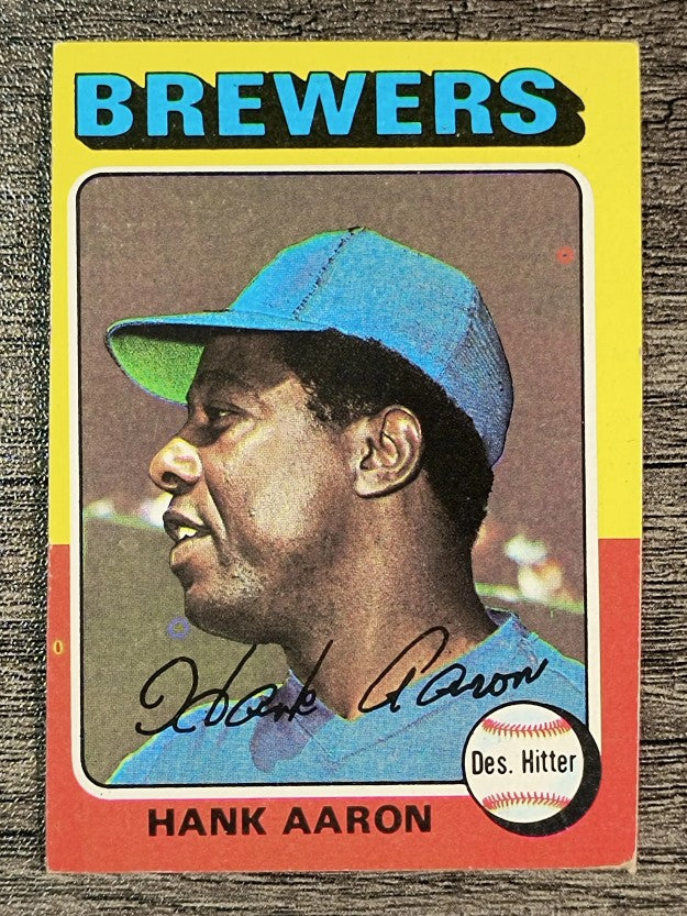 1975 Topps Mini #660 Hank Aaron (VGEX)
