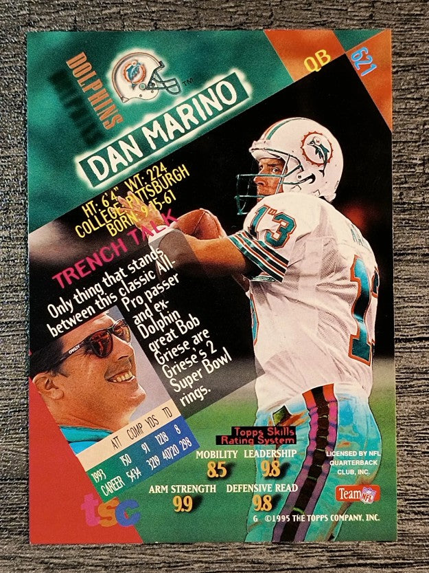 1994 Stadium Club First Day #621 Dan Marino (NM)