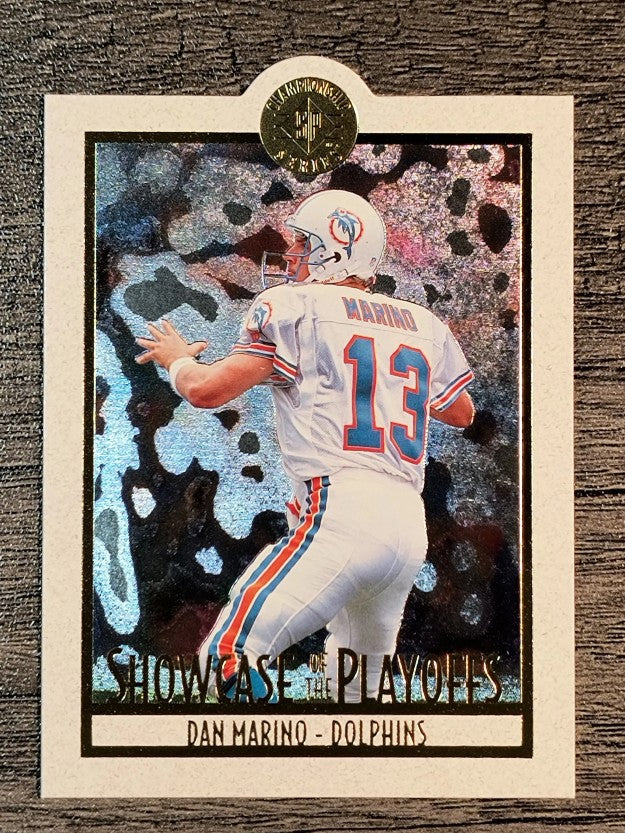 1995 SP Championship Playoff Showcase Die Cuts #PS12 Dan Marino