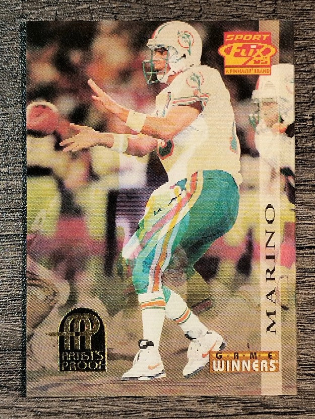 1995 Sportflix Artist's Proofs #153 Dan Marino GW