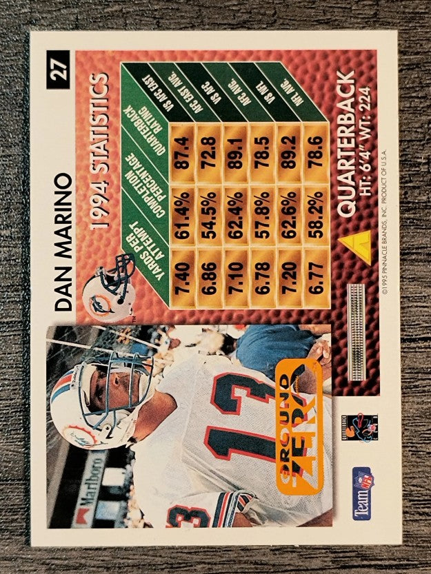 1995 Summit Ground Zero #27 Dan Marino
