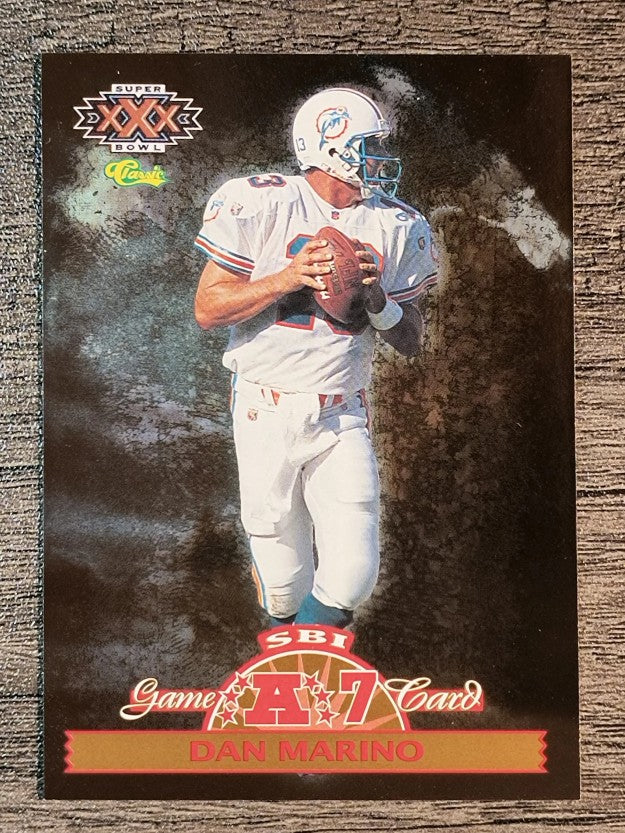 1996 Classic NFL Experience Super Bowl Game #A7 Dan Marino WIN