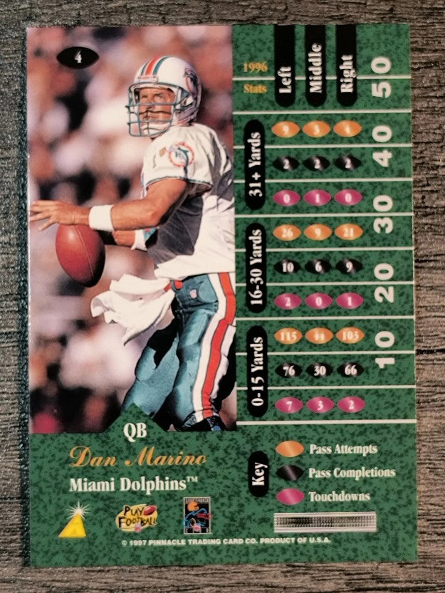 1997 Zenith Artist's Proofs #4 Dan Marino