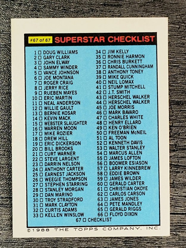 1988 Topps Stickers #12 Mike Singletary/ 209 Paul Palmer