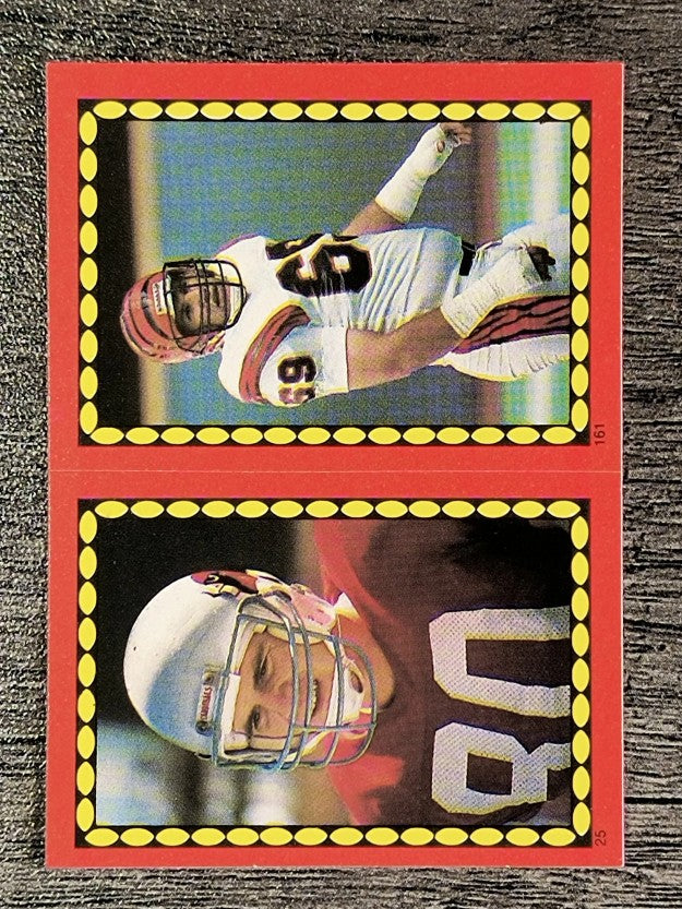 1988 Topps Stickers #25 Robert Awalt/ 161 Tim Krumrie