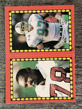 1988 Topps Stickers #29 Freddie Joe Nunn/ 222 John Bosa
